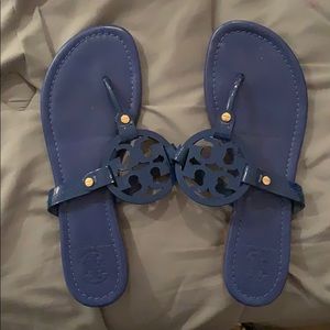 Blue Tory Burch Miller Sandals size 8